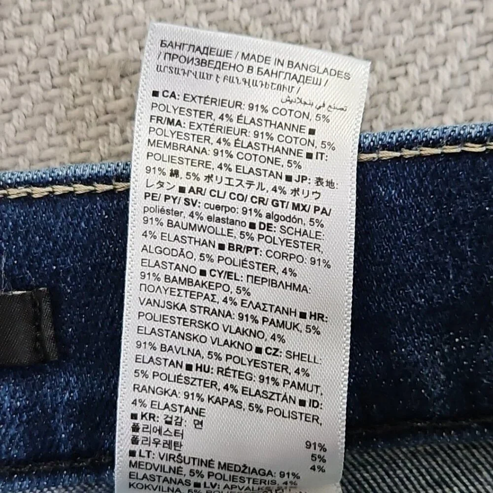 Banana Republic Watershed Mill Valley Denim Jeans Men's 33x30 Slim‎ Fit Blue EUC